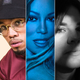Flying Lotus (Photo: Timothy Saccenti); Anderson Paak (Photo: Israel Ramos); Mariah Carey, Caution cover art; Hollie Fullbrook of Tiny Ruins (Photo: Georgia Craw); and Cupcakke, Eden cover art